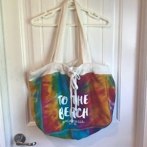 Margaritaville Tie-Dye "To The Beach" Tote - Multicolor